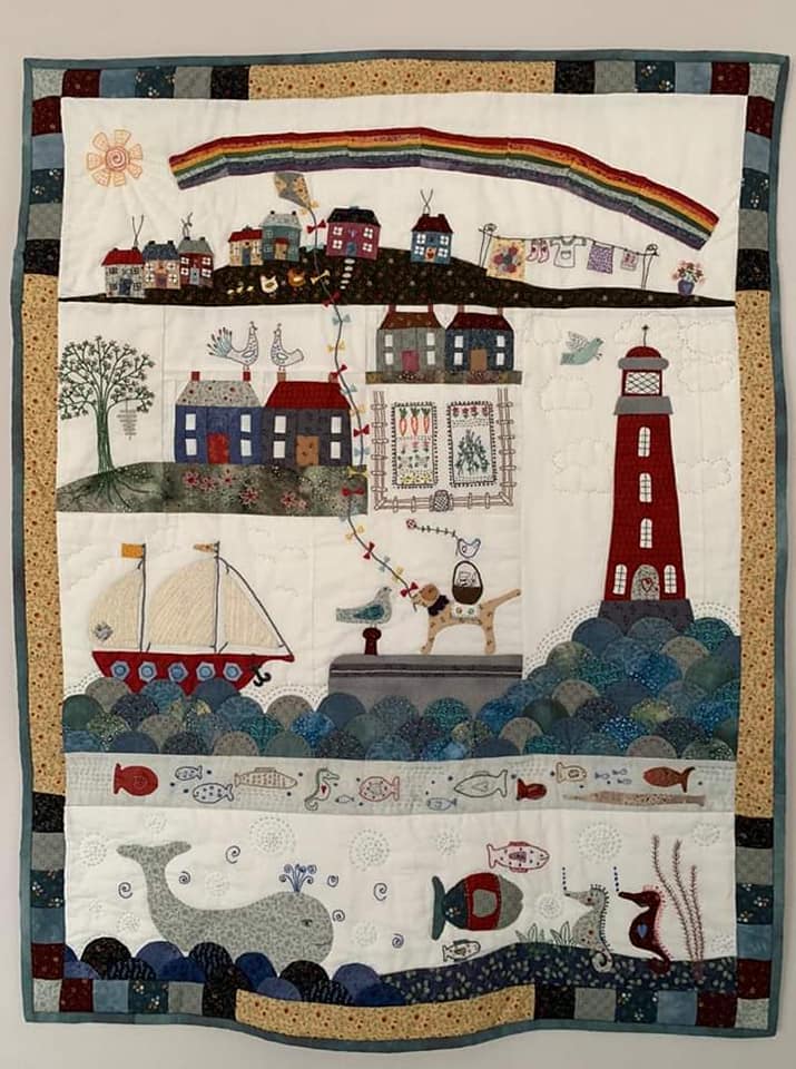 23η μέρα:  Φτιάχνουμε το σχέδιο της Lynette Anderson "Sea side"