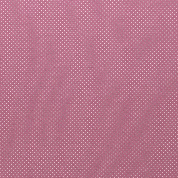 Ύφασμα πουά - ροζ παλιό (dirty pink)