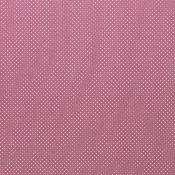 Ύφασμα πουά - ροζ παλιό (dirty pink)
