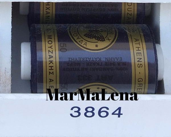 Βαμβακερή κλωστή (914 μέτρα)  - όλα τα μπλε