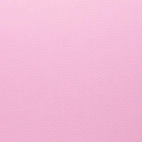 Ύφασμα πουά - ροζ μπεμπέ